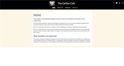 Desktop Screenshot of carltonclub.org.uk
